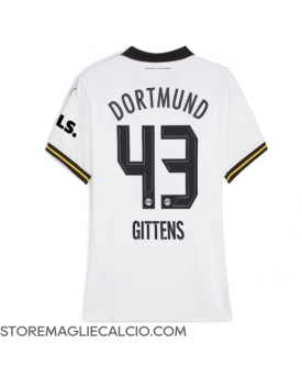 Borussia Dortmund Jamie Bynoe-Gittens #43 Maglia Gara Terza Repliche 2024-25 Donna Maniche Corte